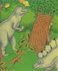 Dinosaur Adventure   (ten sets of illustrated pages)